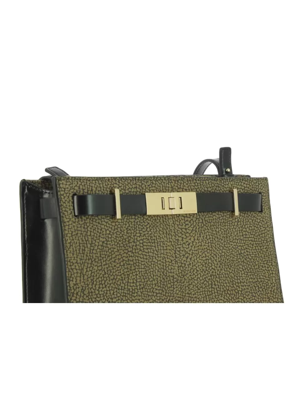 Borbonese Borse>Borsa A Tracolla Out Of Office Small Nero/Moro