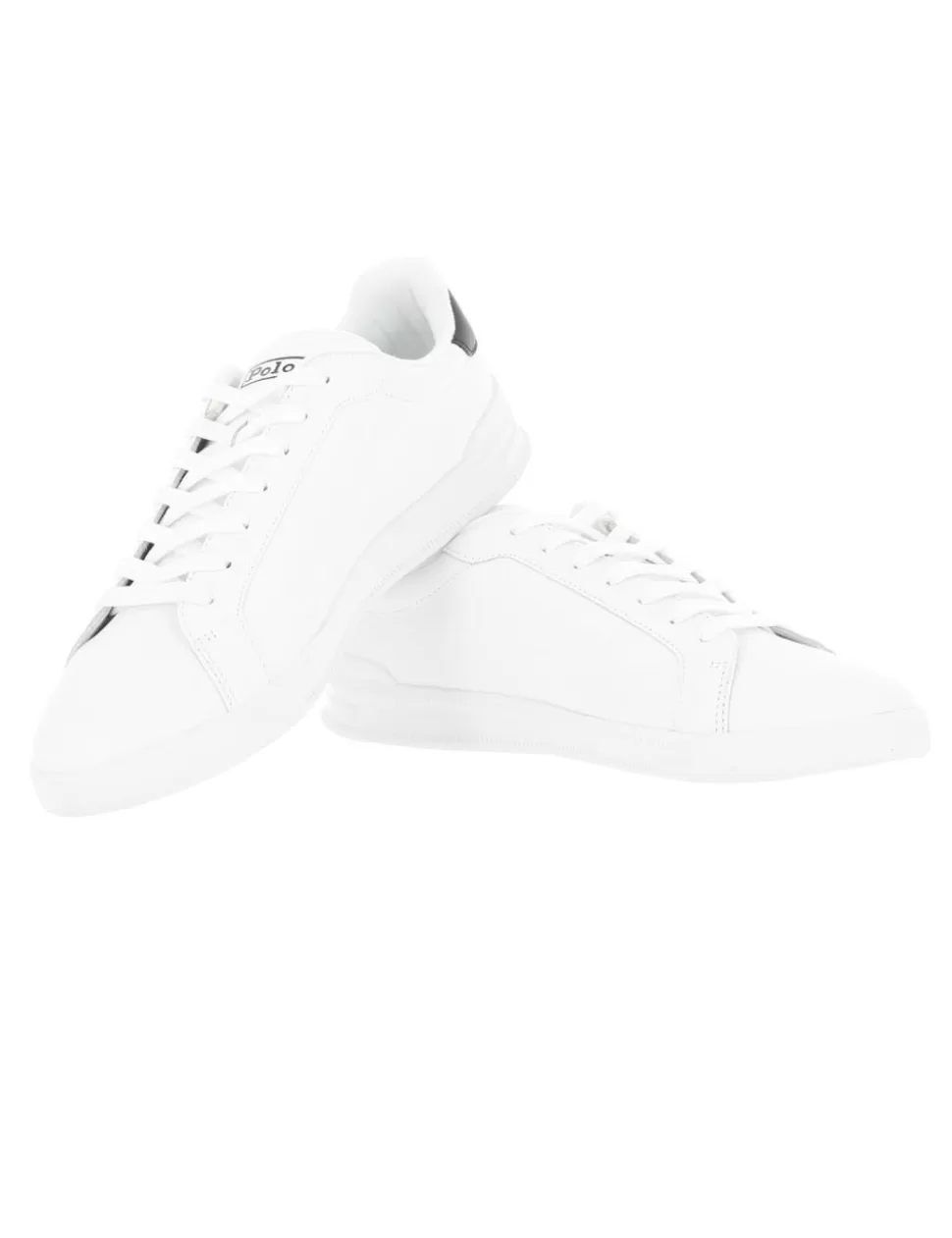 Ralph Lauren Sneakers>Sneaker Heritage Court Ii Polo Bianco/Nero