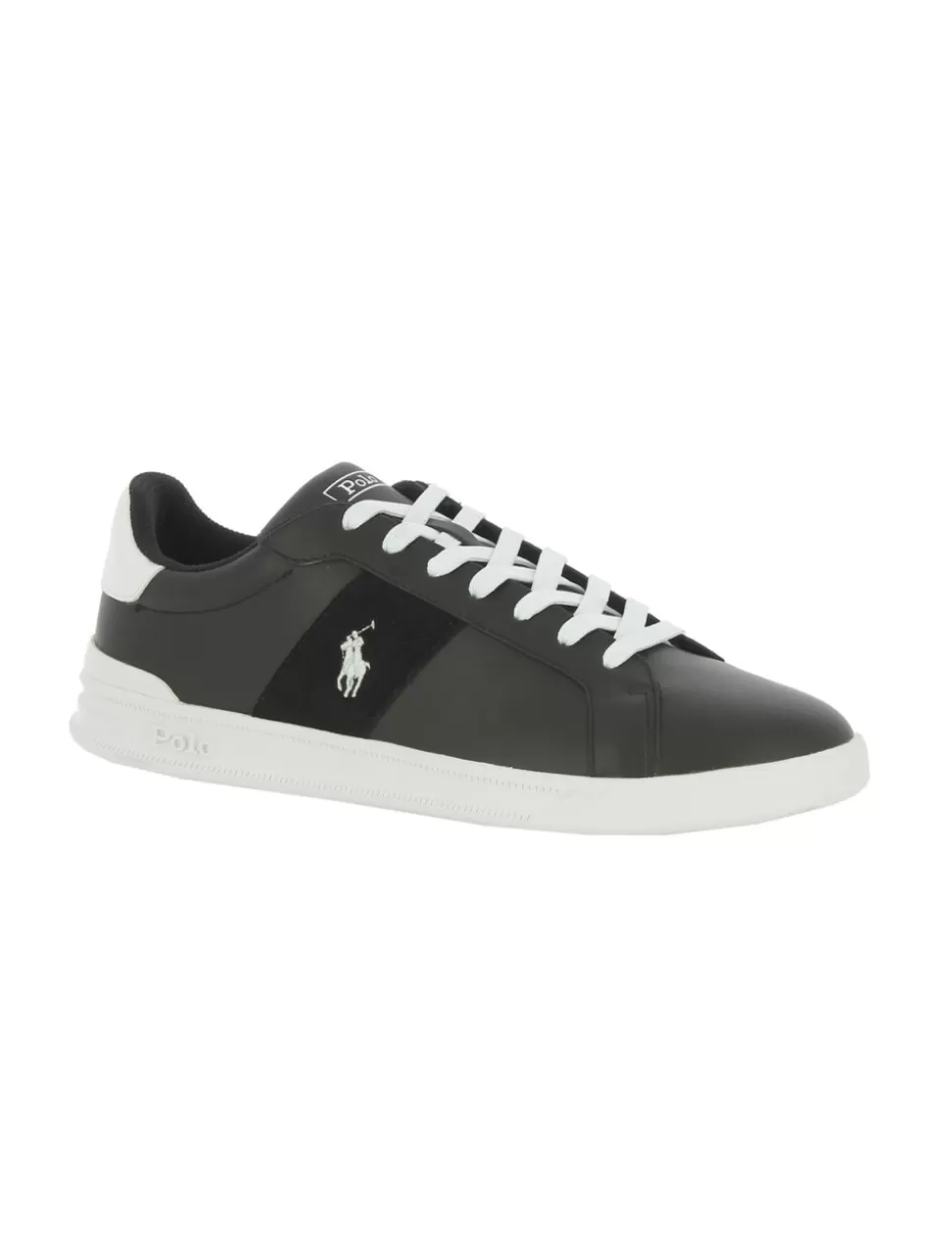 Ralph Lauren Sneakers>Sneaker Heritage Court Ii Polo Nero