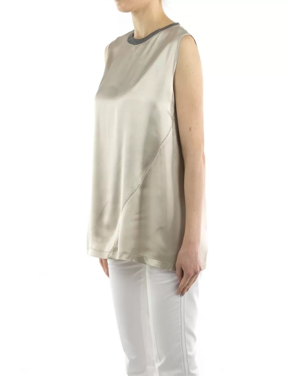 Fabiana Filippi T-Shirt E Top>Top Beige