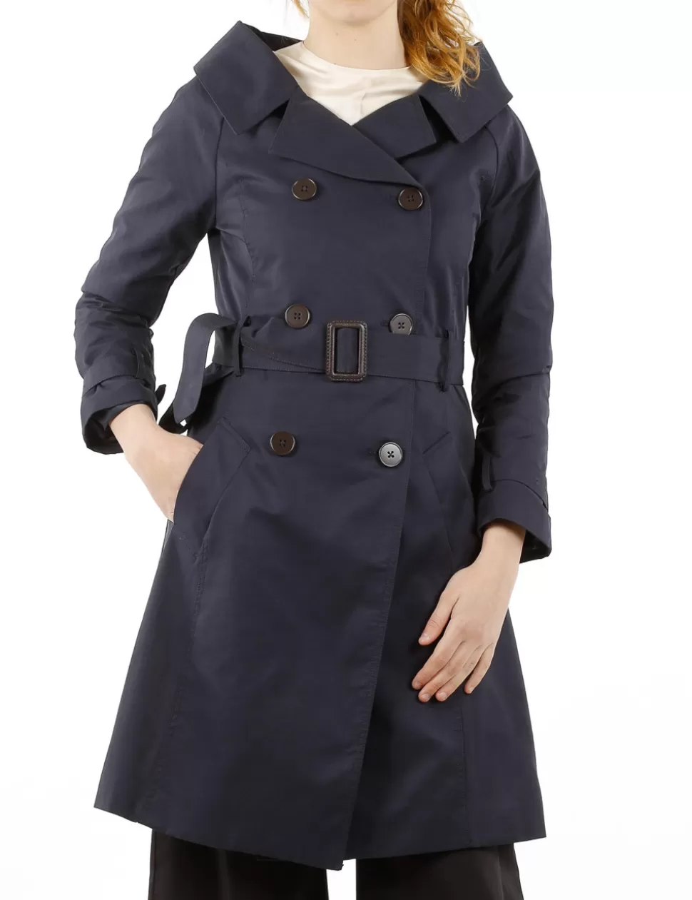 No Secrets Cappotti E Giubbotti>Trench Blu