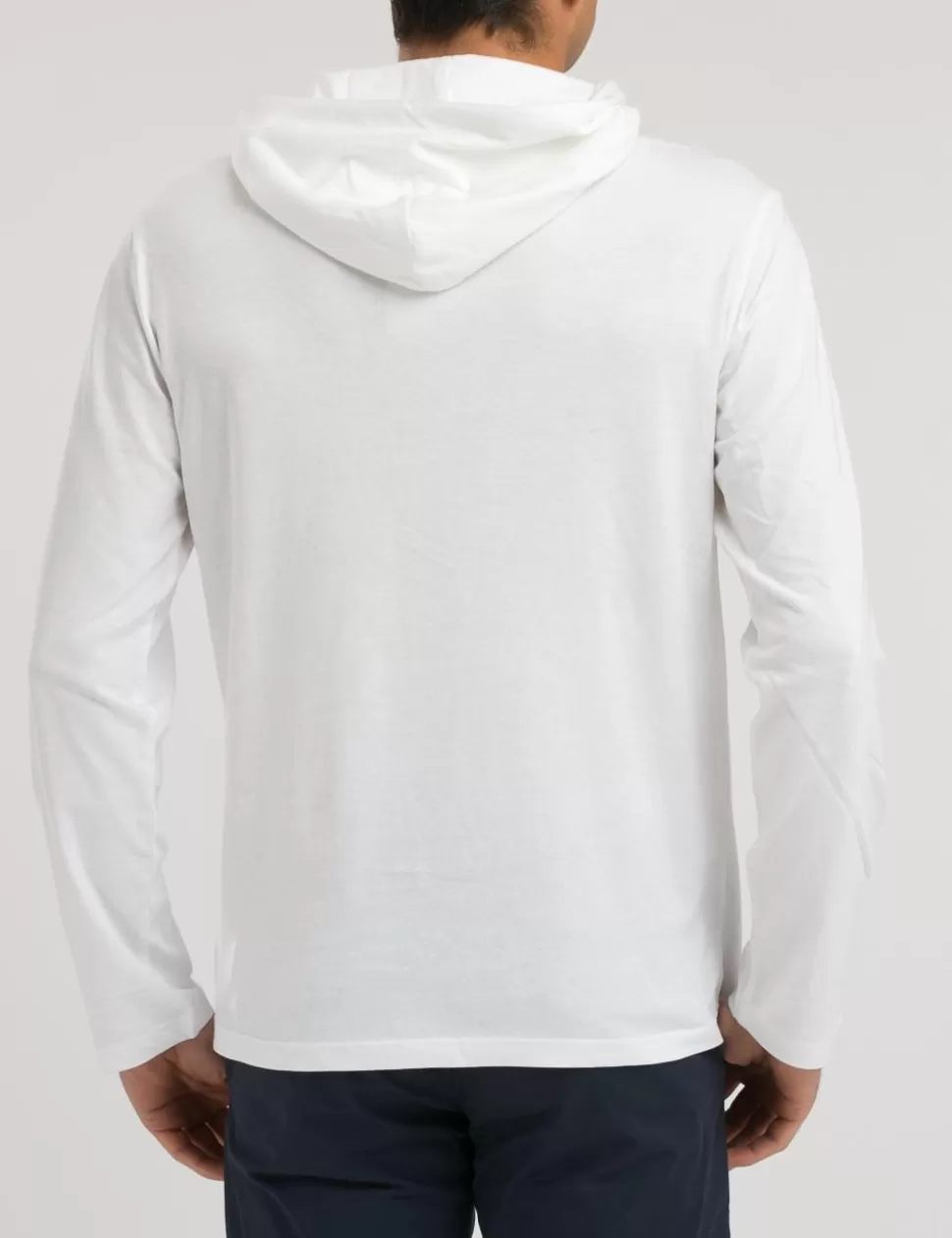 Ralph Lauren T-Shirt>T-Shirt Polo Bear A Maniche Lunghe Con Cappuccio Polo Bianco